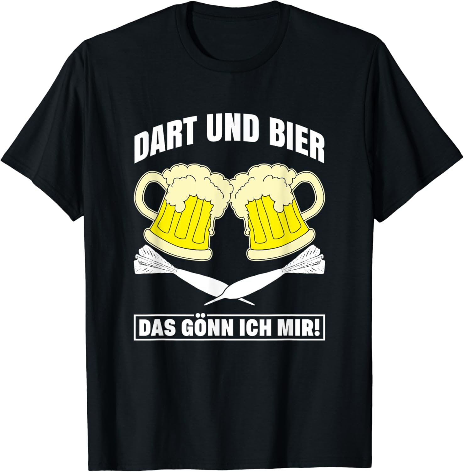 Dart & Bier Darts Dartspieler Dartscheibe Dart Geschenk TShirt